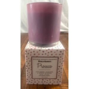 World Market Exclusive Prosecco Vegan Scented Candle 7 Oz Discontinued Fragrance